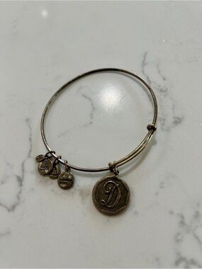 Alex and Ani Initial D Charm Bangle Bracelet